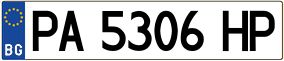 Truck License Plate